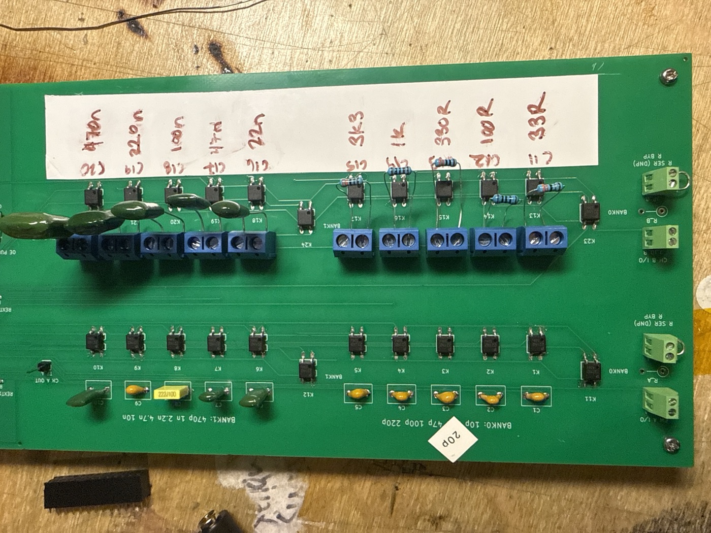 Dressed relay-switched capacitor instrument